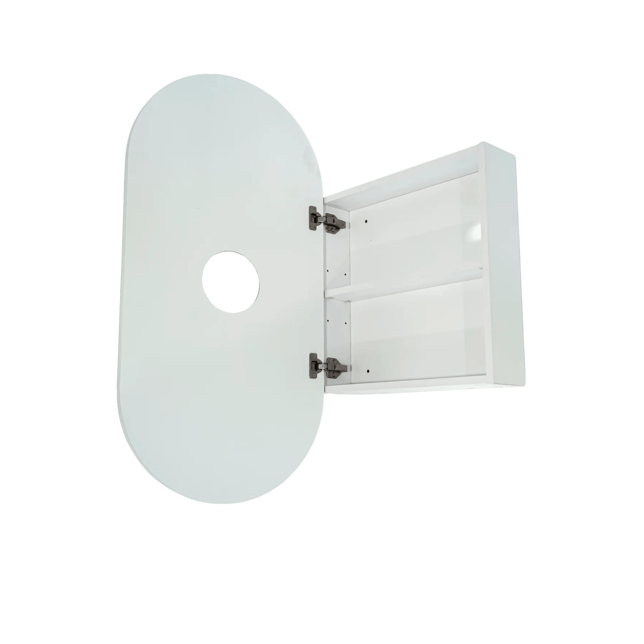 Mimi Cove Pill Shaving Cabinet Satin White