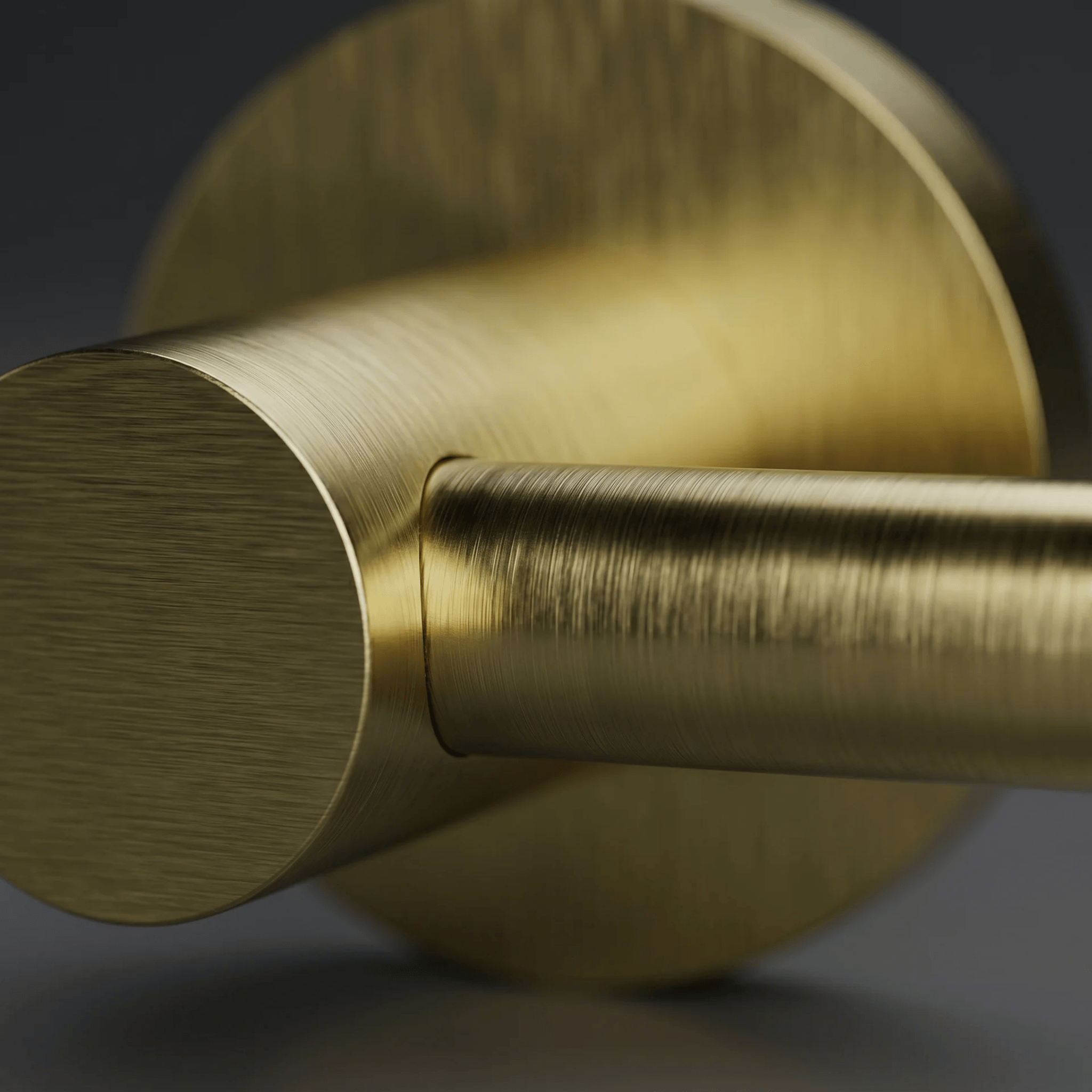 Mimi Cove Toilet Roll Holder Brushed Brass
