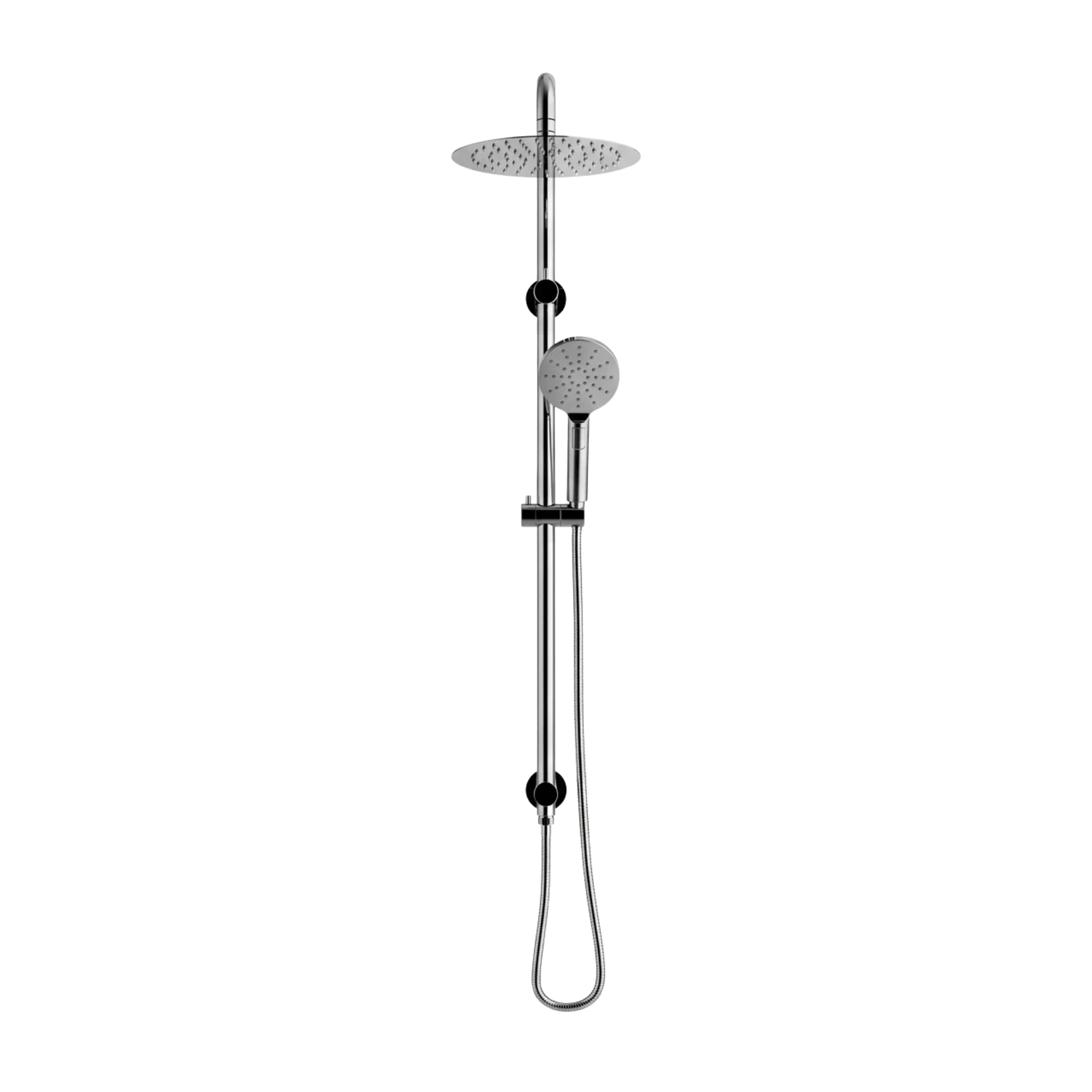 Mimi Cove Twin Rail Shower Chrome