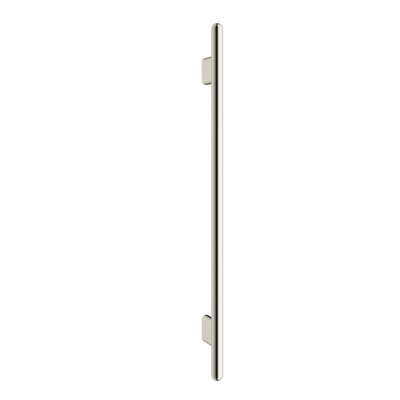 Mimi Cove Vertical Heated Towel Rail Warm Brushed Nickel