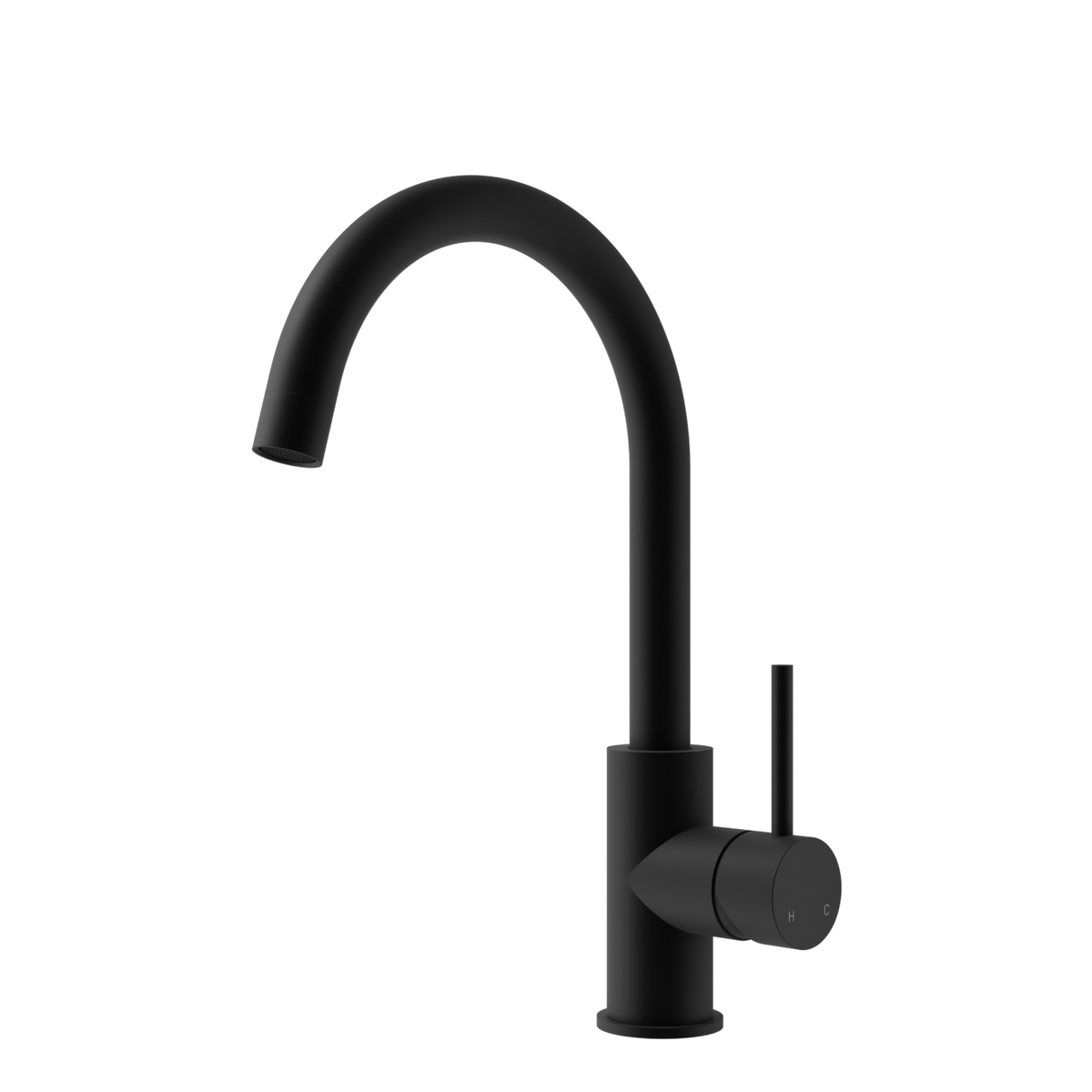 Mimi Cove Gooseneck Kitchen Mixer Matte Black