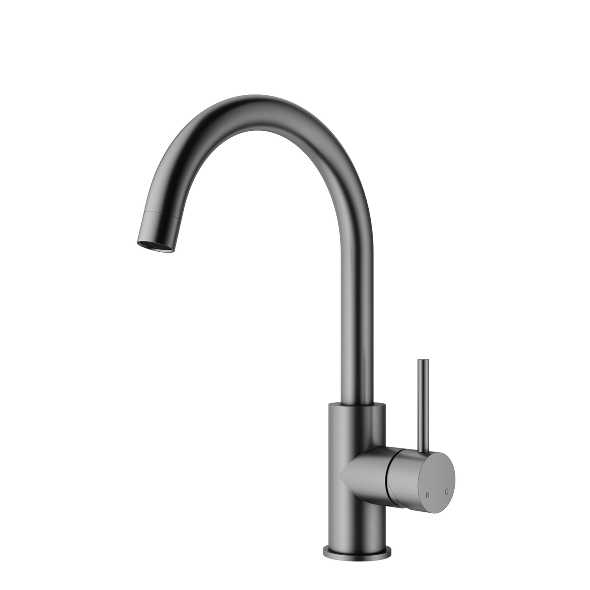 Mimi Cove Gooseneck Kitchen Mixer Gun Metal