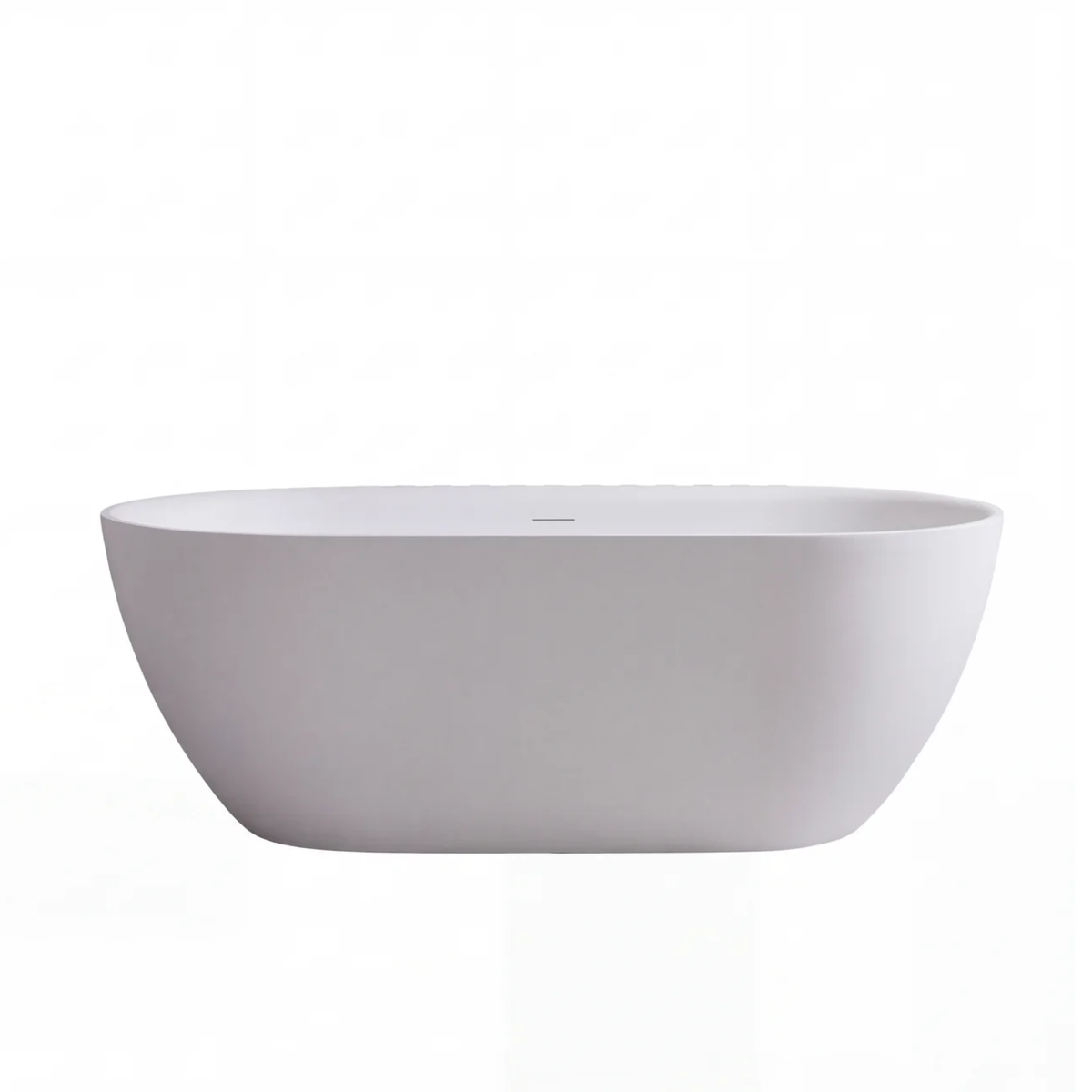 Mimi Cove 1700 Matte White Acrylic Free Standing Bath