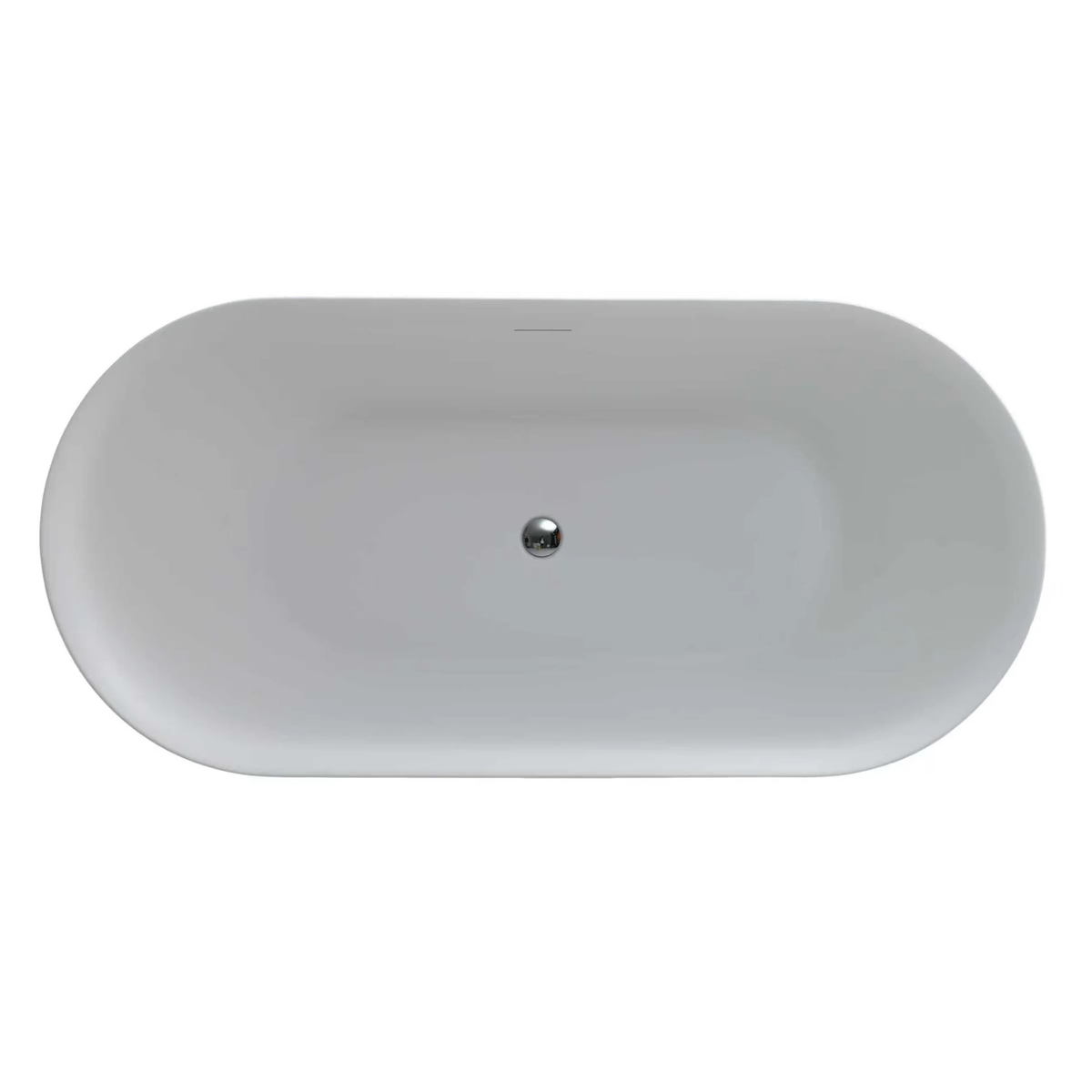Mimi Cove 1700 Matte White Acrylic Free Standing Bath