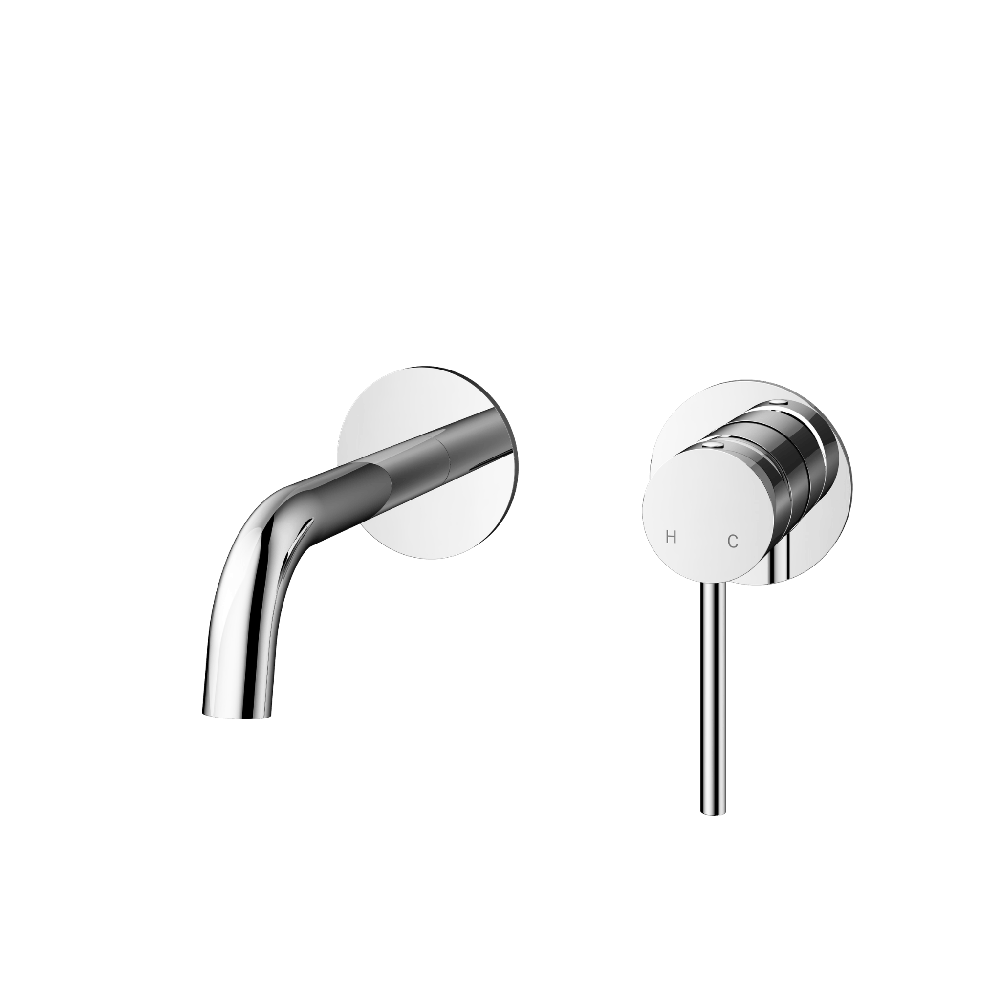 Mimi  Cove Wall Mixer Set 150mm Chrome