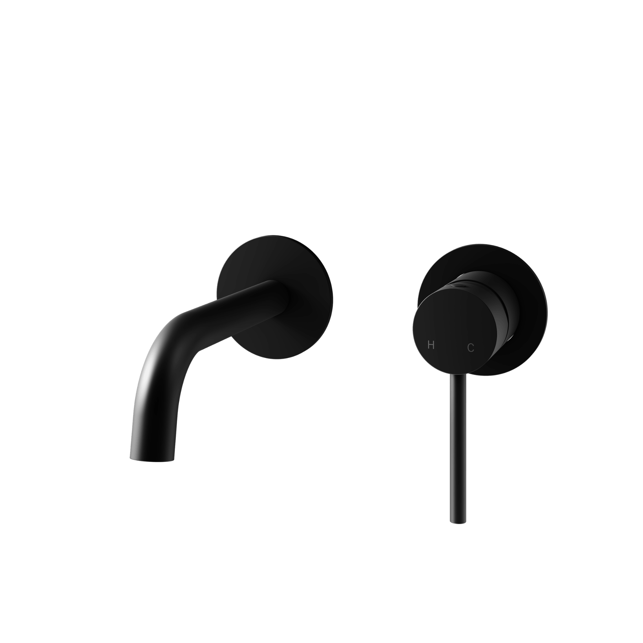 Mimi  Cove Wall Mixer Set 150mm Matte Black
