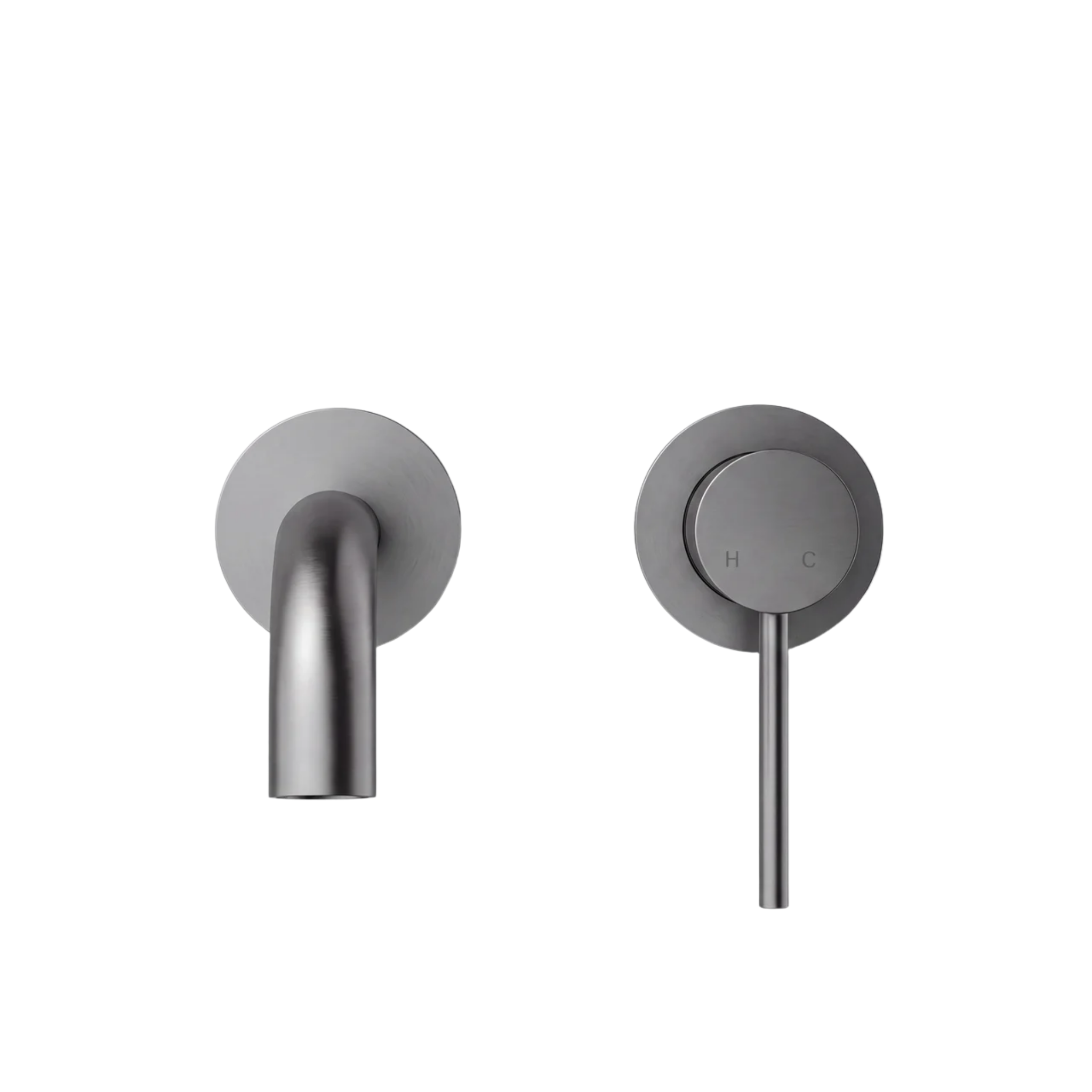 Mimi Cove Wall Mixer Set Gun Metal