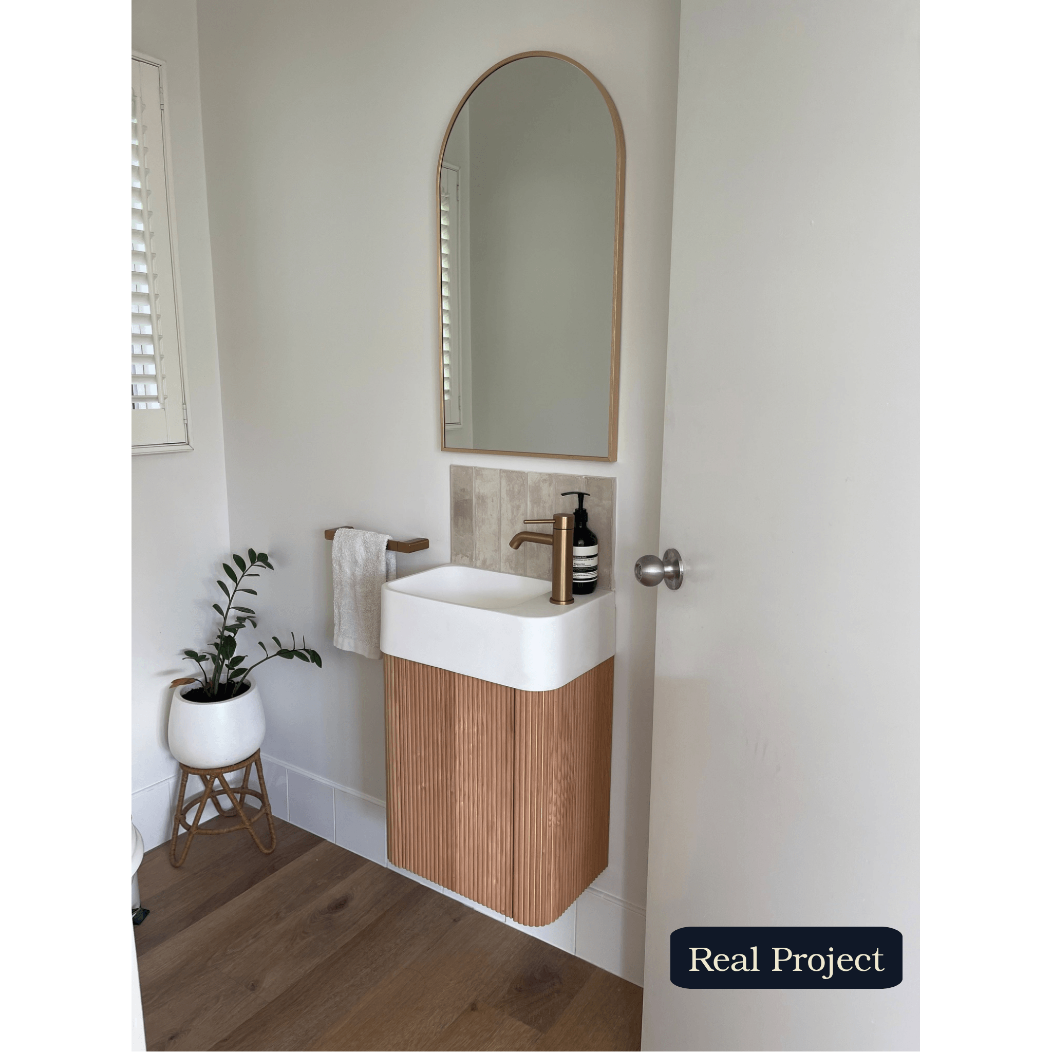 Mimi 460mm Contour Vanity Oak