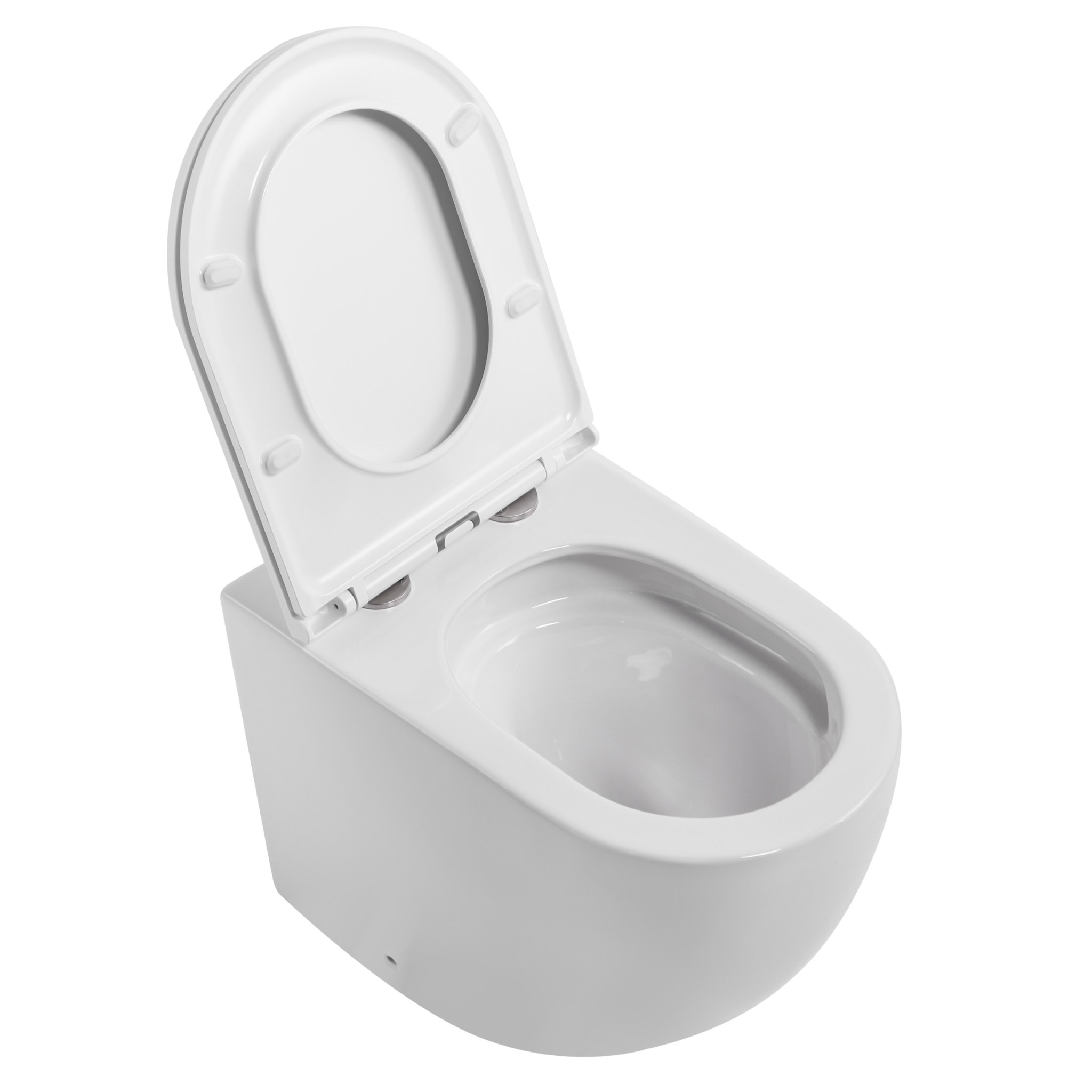 Mimi Cove Slim Rimless Wall Faced Tornado Flush Pan Only