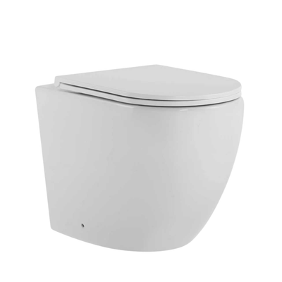 Mimi Cove Slim Rimless Wall Faced Tornado Flush Pan Only
