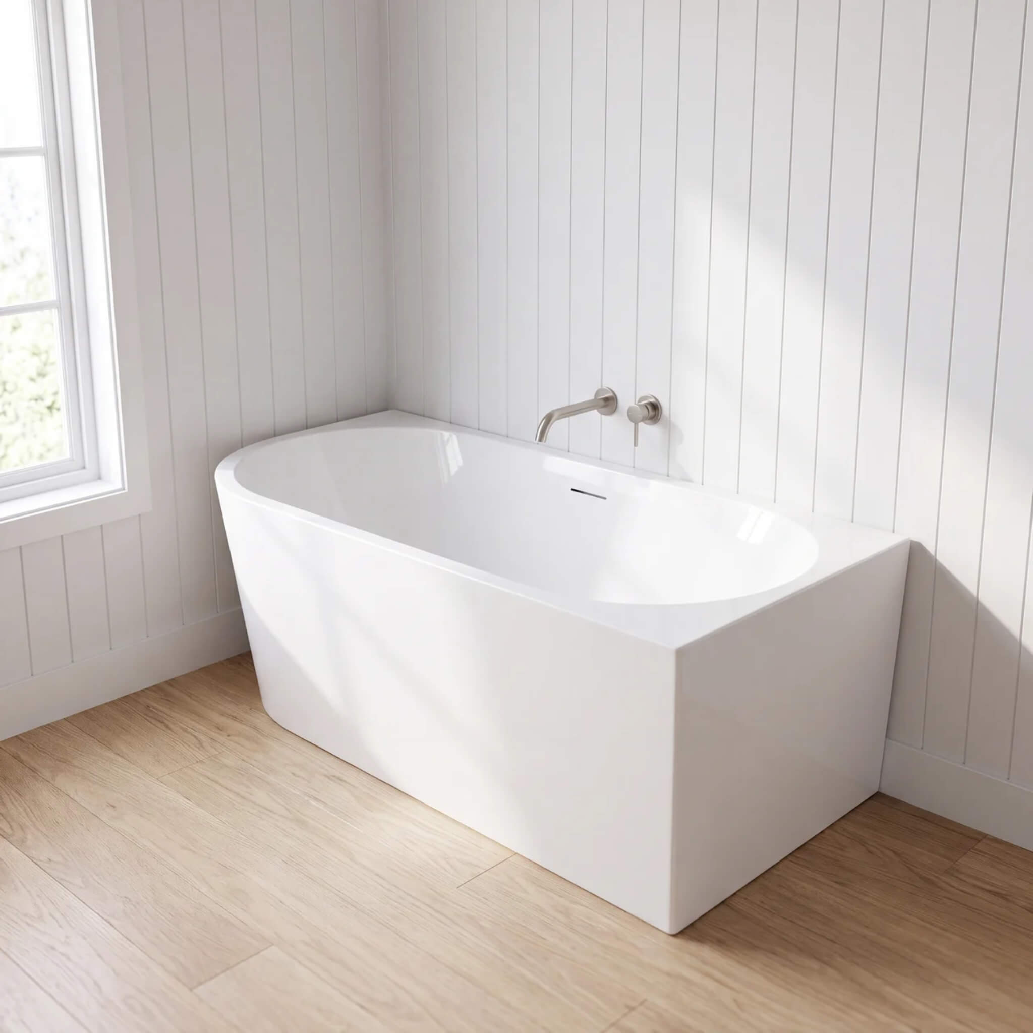 Mimi Cove 1500 Right Corner Bath Gloss White