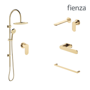 Fienza Empire Slim Wall Set Tapware Package Urban Brass