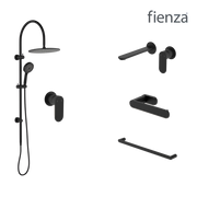 Fienza Empire Slim Wall Set Tapware Package Matte Black