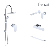Fienza Empire Slim Wall Set Tapware Package Chrome