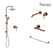 Fienza Kaya Wall Set Tapware Package Brushed Copper