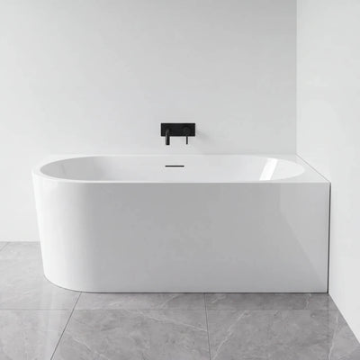 Mimi Cove  1700 Right Corner Bath Gloss White