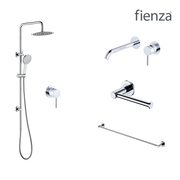 Fienza Kaya Wall Set Tapware Package Chrome