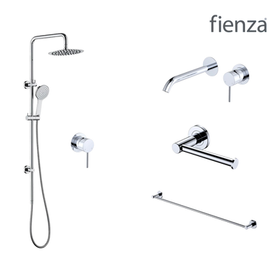 Fienza Kaya Wall Set Tapware Package Chrome
