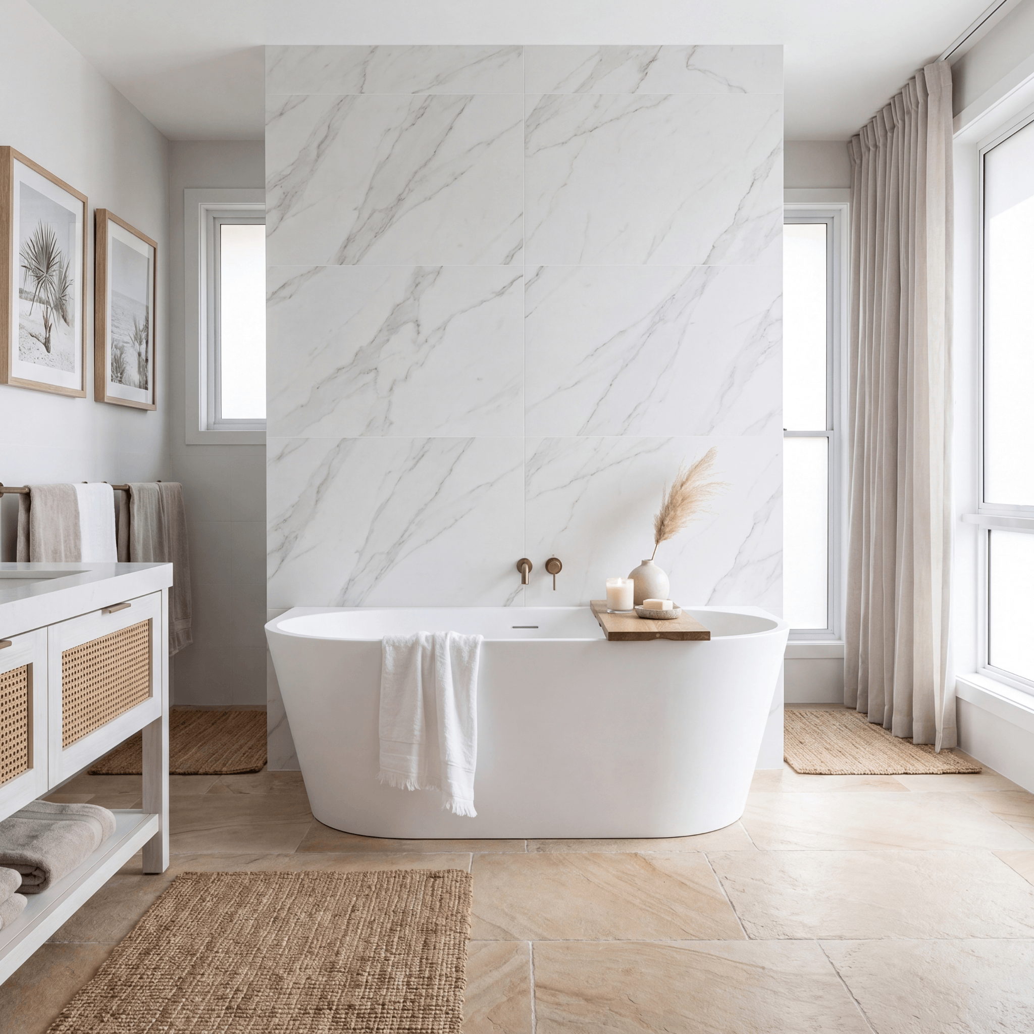Mimi Cove 1500mm Back To Wall Bath Matte White