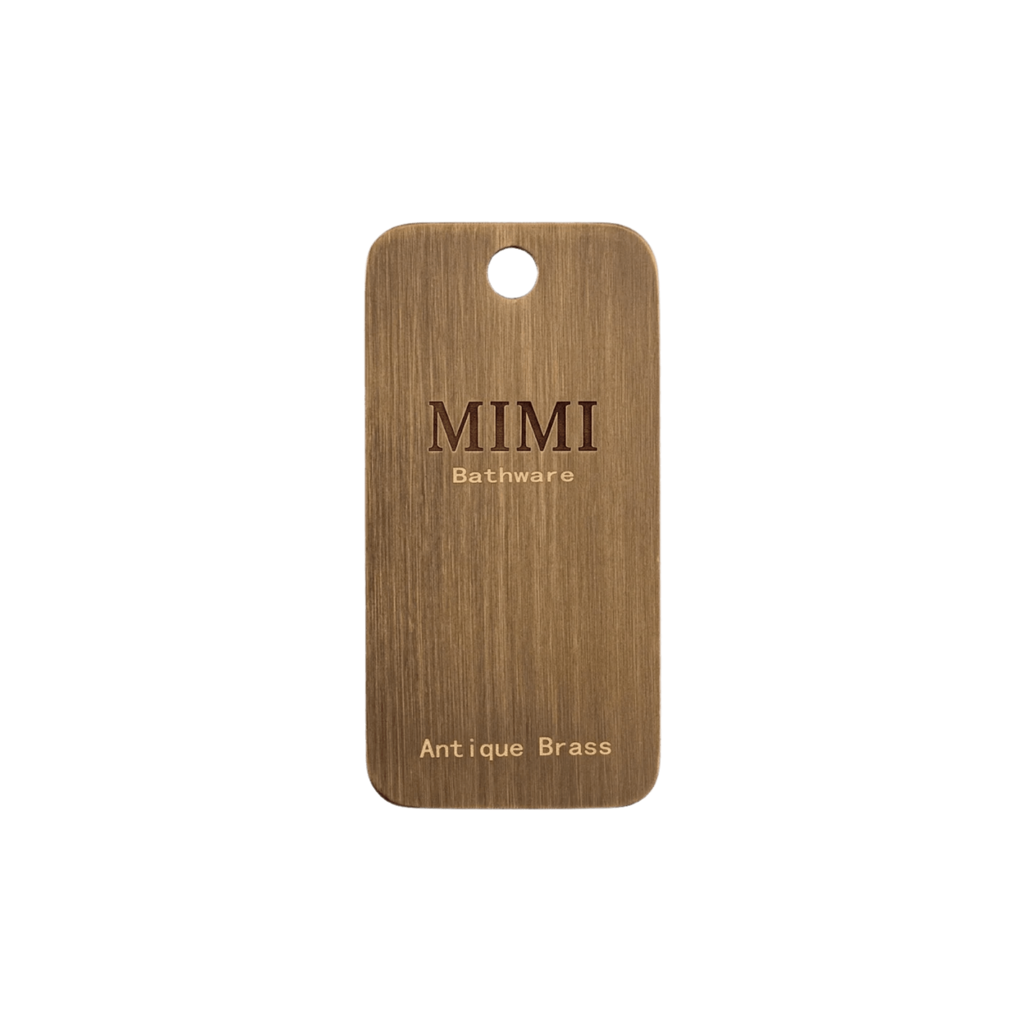 Mimi Antique Brass Sample