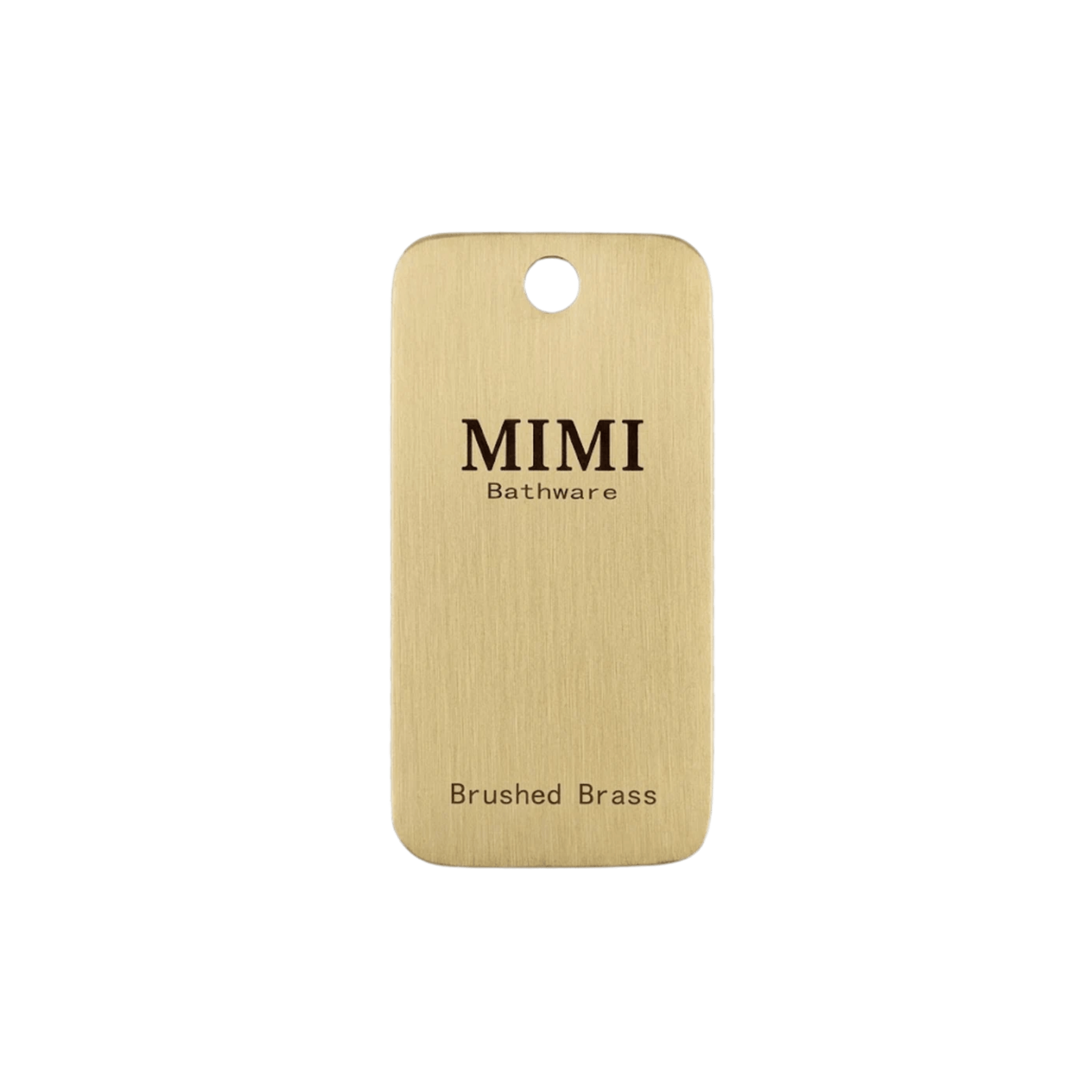 Mimi Brushed Brass Sample