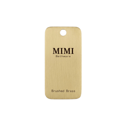 Mimi Brushed Brass Sample