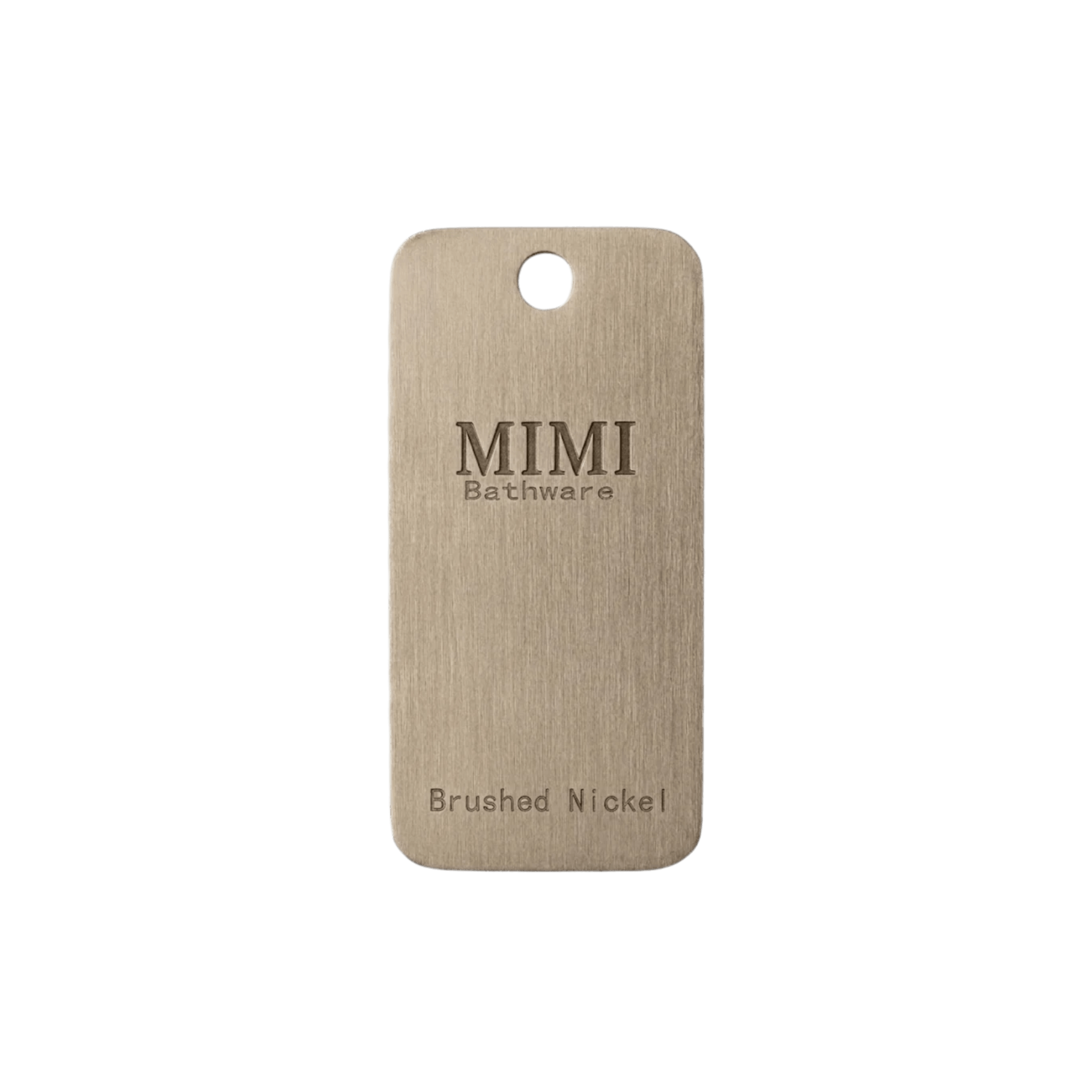 Mimi Warm  Brushed Nickel Sample
