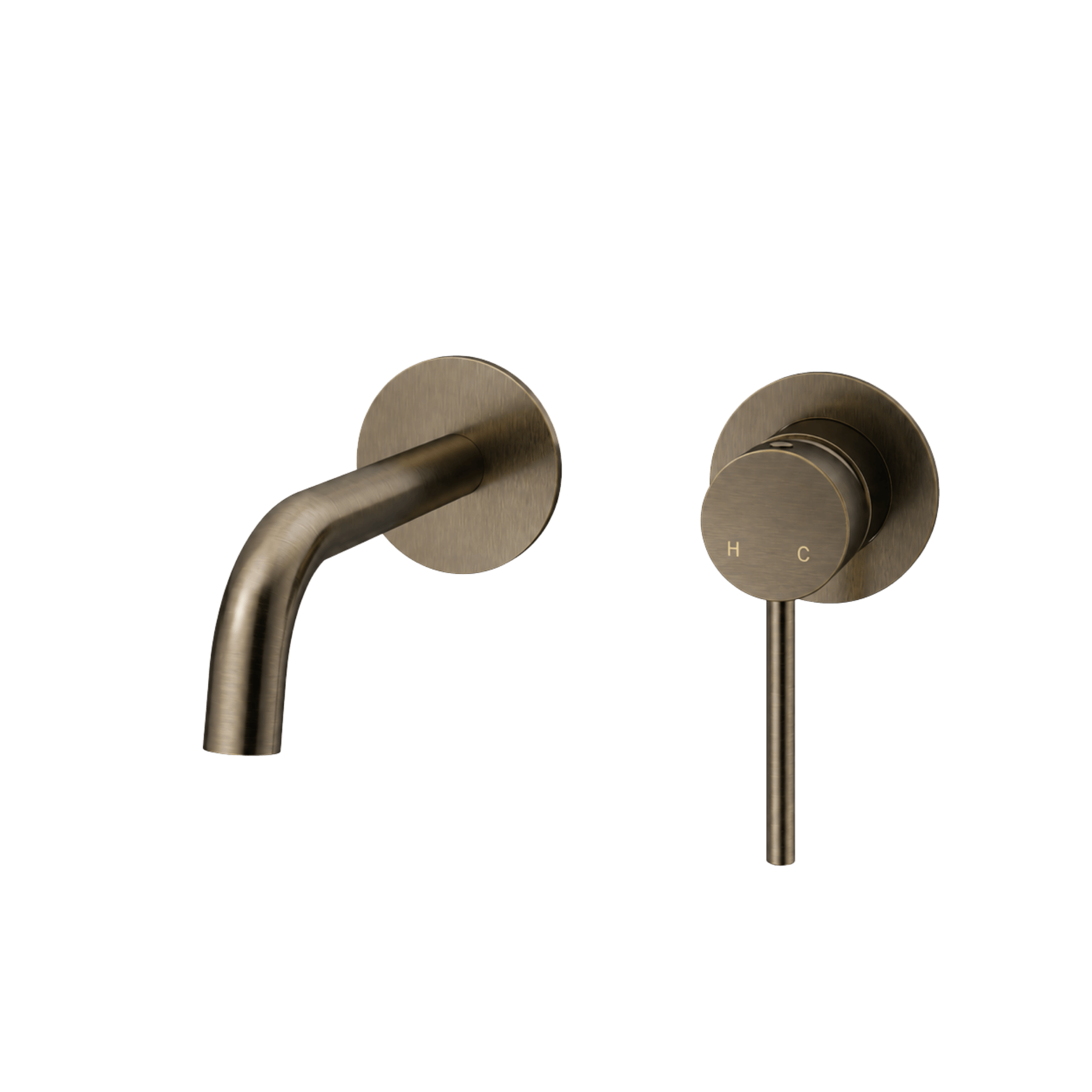 Mimi Cove Wall Mixer Set 150mm Antique Brass