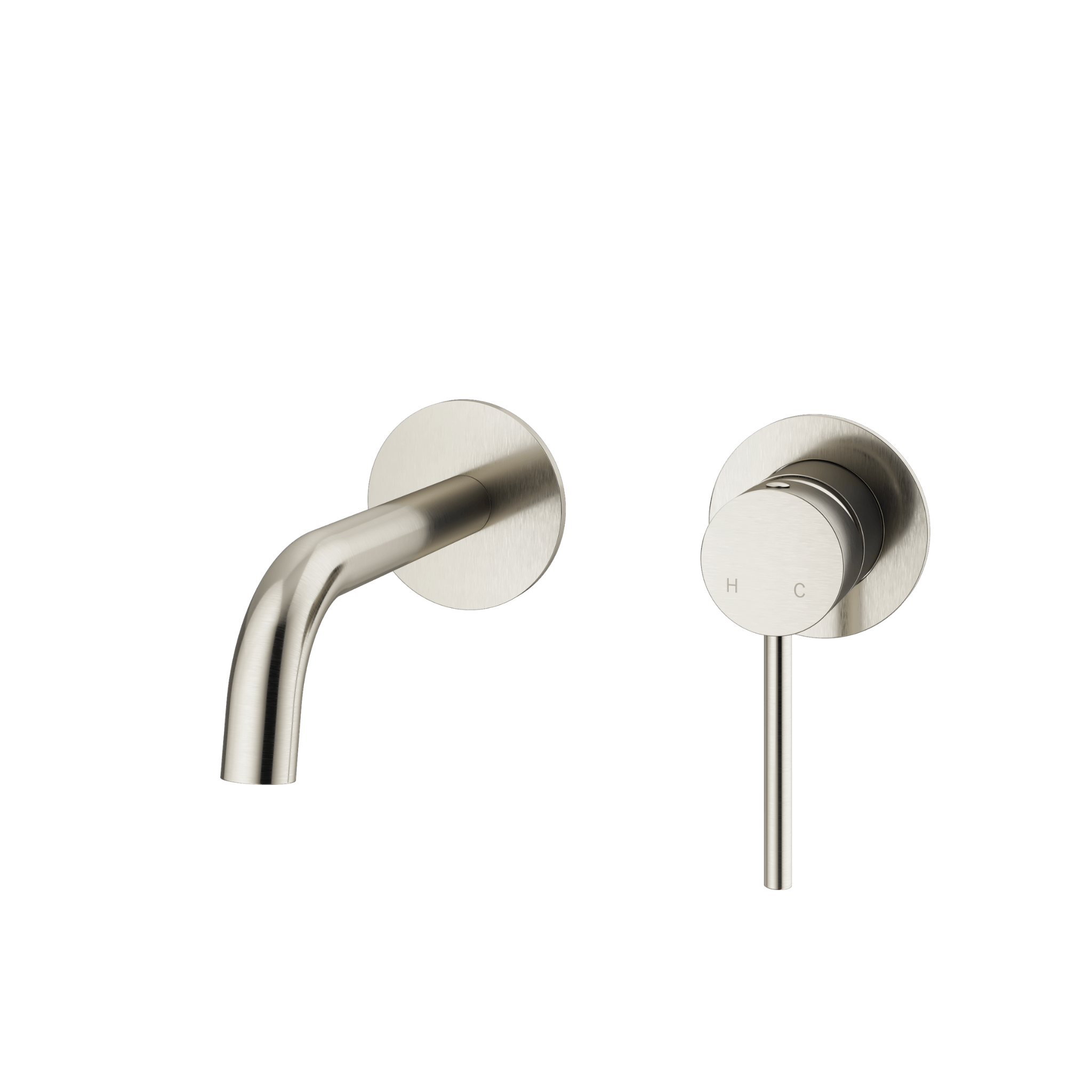 Mimi Cove Wall Mixer Set 150mm Warm Brushed Nickel