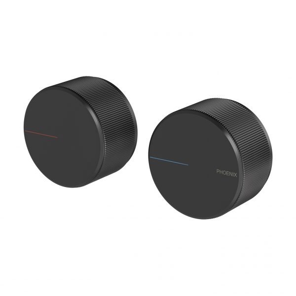Phoenix Axia Wall Top Assemblies Matte Black