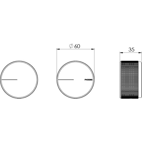 Phoenix Axia Wall Top Assemblies - Lead Free Brushed Nickel