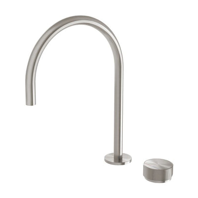 Phoenix Axia Hob Sink Mixer Set 220mm Gooseneck - Lead Free Brushed Nickel