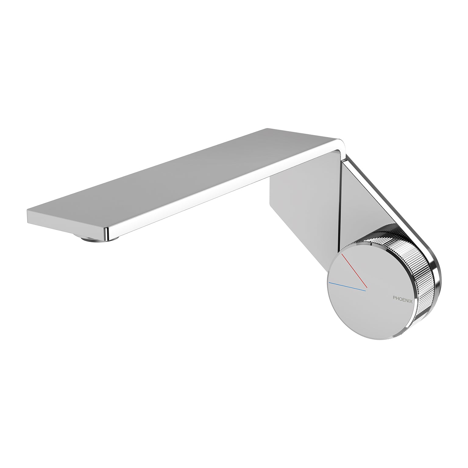 Phoenix Axia Wall Basin/Bath Mixer Set 200mm Chrome