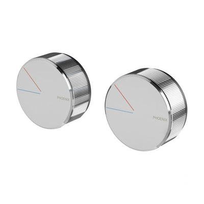 Phoenix Axia Twin Shower/Wall Mixer Chrome