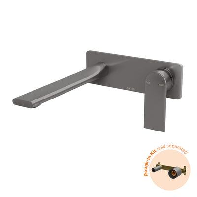 Phoenix Teel SwitchMix Wall Basin / Bath Mixer Set 200mm (Fit-Off Kit Only) – Lead Free Brushed Carbon