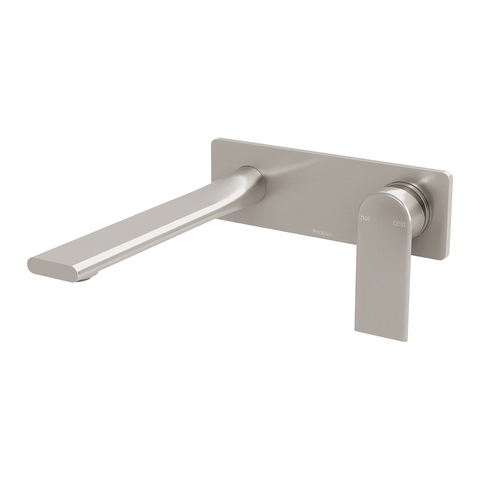 Phoenix Teel SwitchMix Wall Basin / Bath Mixer Set 200mm (Complete Kit) – Lead Free Brushed Nickel