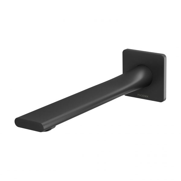 Phoenix Teel Wall Bath Outlet 200mm - Lead Free Matte Black