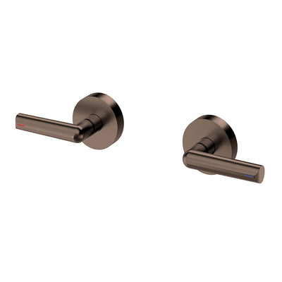 Phoenix Vivid Slimline Plus Lever Wall Top Assemblies Brushed Bronze – Lead Free