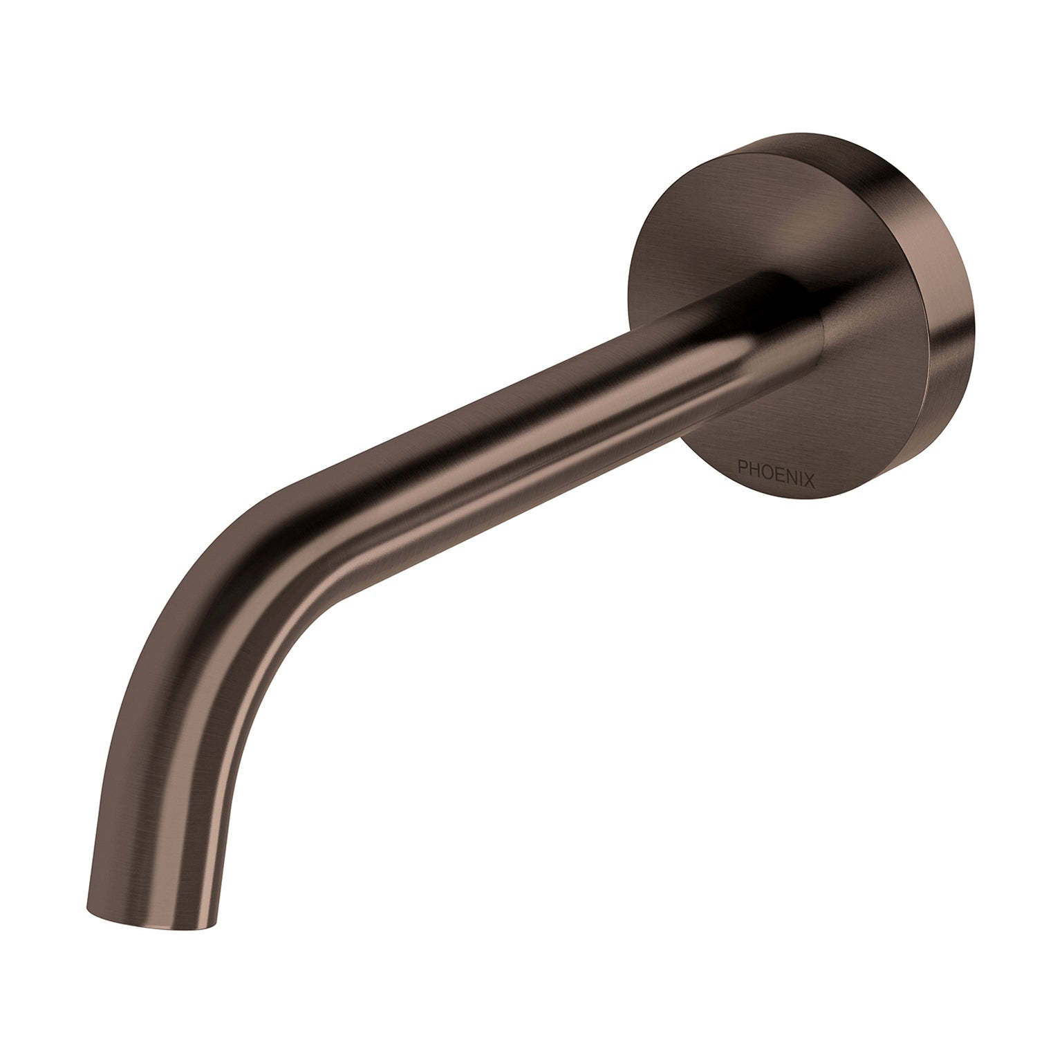 Phoenix Vivid Slimline Plus Wall Basin / Bath Outlet 180mm Brushed Bronze – Lead Free