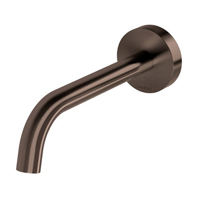 Phoenix Vivid Slimline Plus Wall Basin / Bath Outlet 180mm Brushed Bronze – Lead Free