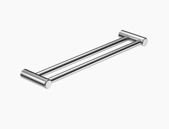 Nero Mecca Care 25mm Double Towel Grab Rail 900mm Chrome