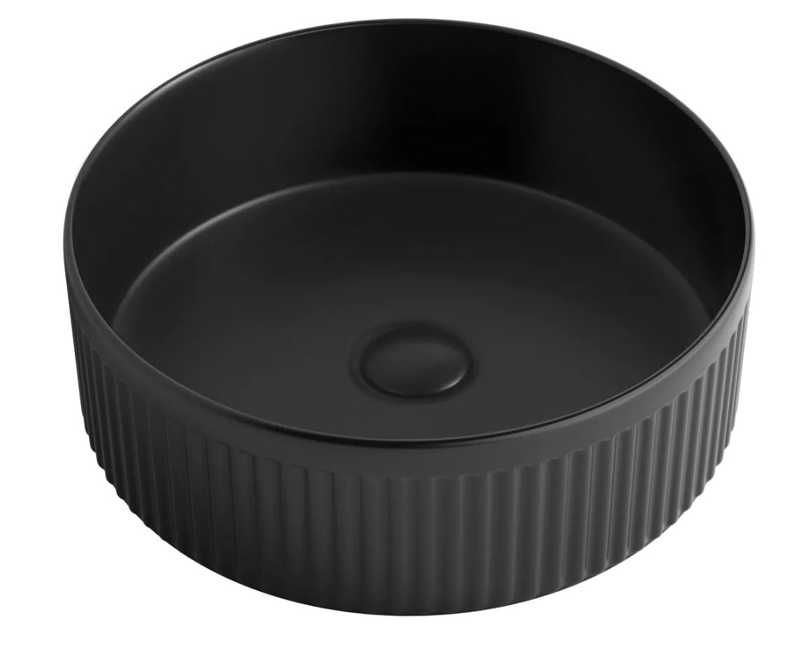 Oxford Round Matte Black Basin