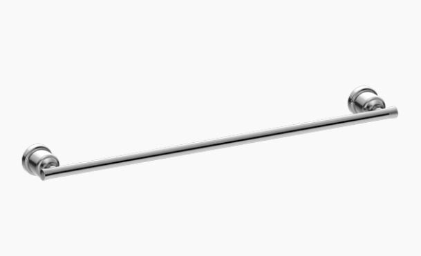 NERO YORK SINGLE TOWEL RAIL 600MM