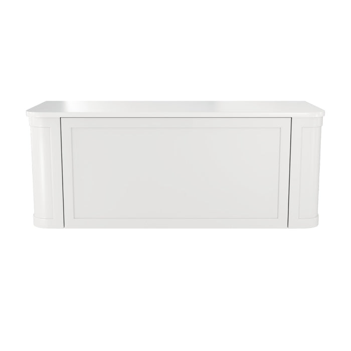 Fienza Mila Curved Satin White 1200 Wall Hung Cabinet