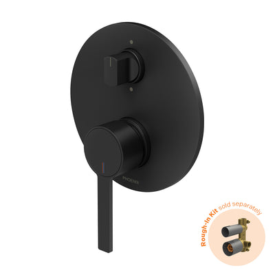 Phoenix Lexi MKII SwitchMix Shower / Bath Diverter Mixer (Fit-Off Kit Only) Matte Black