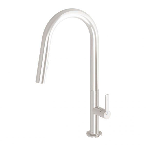 Phoenix Lexi MKII Pull Out Sink Mixer 200mm Brushed Nickel - Lead Free