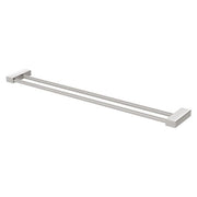Phoenix Lexi MKII Double Towel Rail 800mm Brushed Nickel