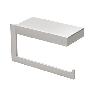 Phoenix Lexi MKII Toilet Roll Holder Brushed Nickel