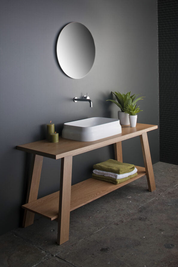 Omvivo Latis rectangle above counter basin