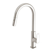 Phoenix Nuage Pull Out Sink Mixer 200mm - Lead Free Brushed Nickel